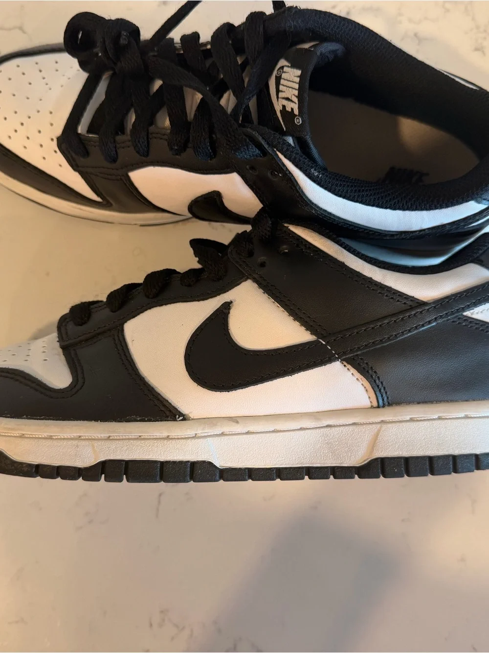 Nike Black and White Kids Low-Top Sneakers